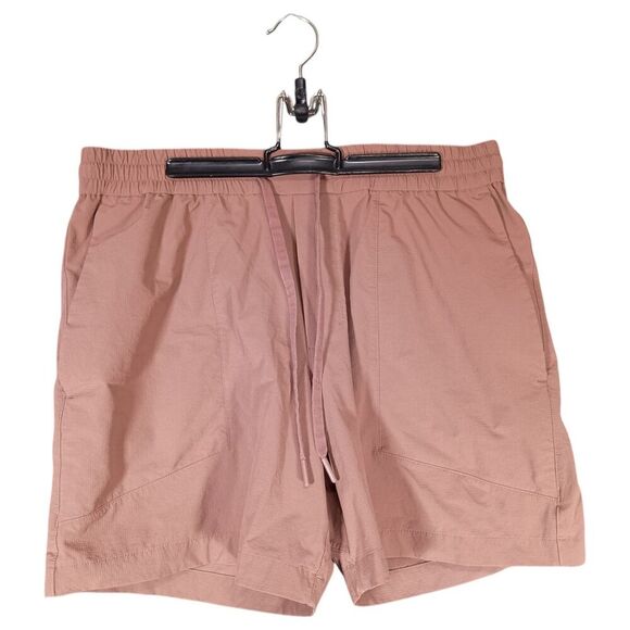 Lululemon Shorts L Mens Brown Bowline Athletic Gym & Training Stretch Drawstring - Picture 1 of 4